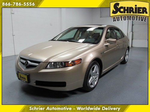 2006 acura tl gold navigation sunroof xm heated leather