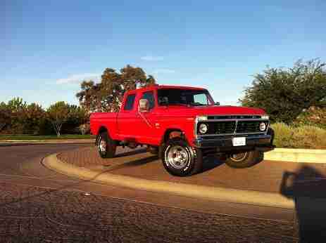restored 79k f250 1974 mile cab 4x4 crew truck cars 2040