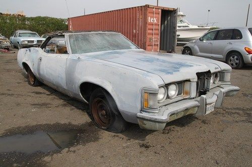 1973 mercury cougar convertible 8 cylinder automatic no reserve