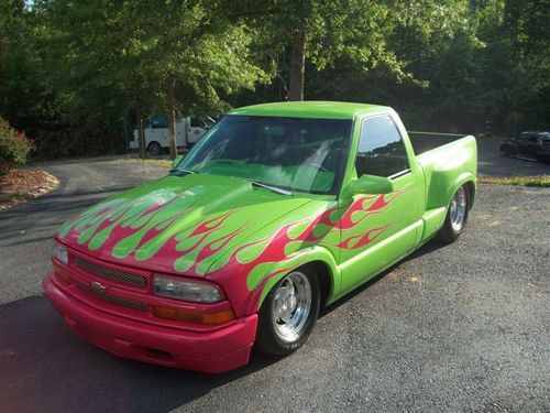 Chevy s10 lowrider truck - custom paint