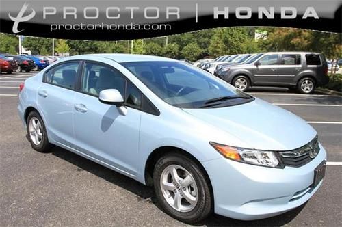 2012 honda civic gx natural gas cng w/$2000 gas card *clearance priced*