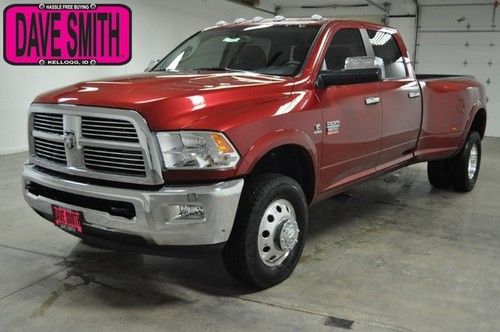 2012 new red dodge dually crew 4wd diesel max tow pkg power sunroof remote start