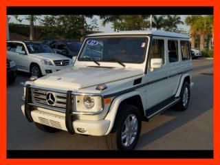2012 mercedes-benz g550 artic white one owner