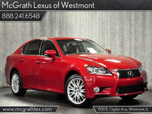 Gs350 awd luxury package loaded heads up display night vision lexus certified