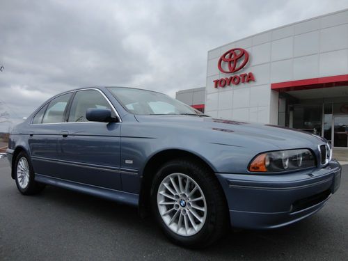 2003 bmw 540i with navigation moonroof heated leather 1-owner 76k miles video!