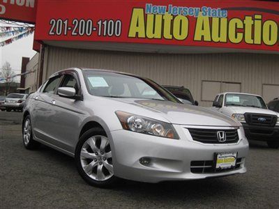 2008 honda accord ex-l carfax certified 1-owner leather sunroof low miles 67k