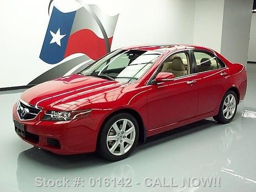 2005 acura tsx automatic sunroof htd leather xenons 32k texas direct auto