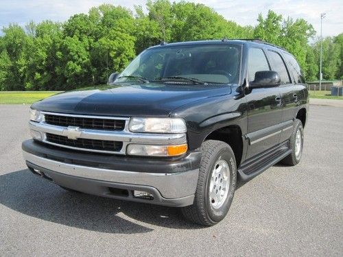2004 chevy tahoe lt leather 2wd heated seats   04 black 1500