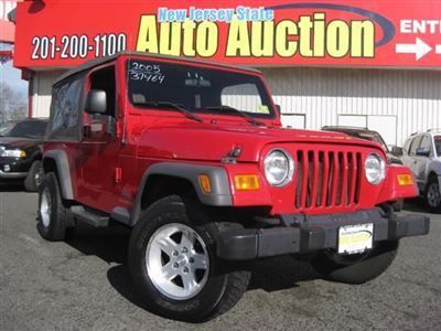2005 jeep wrangler unlimited v6 4wd carfax certified low miles low reserve
