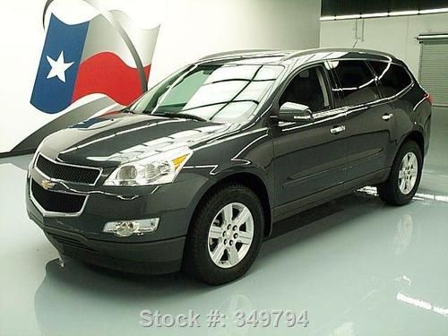 2012 chevy traverse lt awd 8pass leather navigation 18k texas direct auto