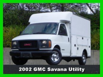 2002 gmc savana cutaway 10ft supreme enclosed utility box 5.7l v8 gas low miles