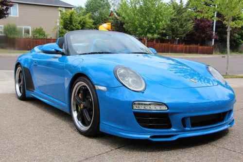 2011 porsche 911 speedster pure blue #149 of only 356!