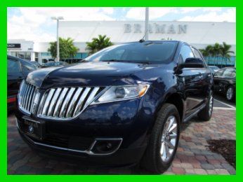 11 kona blue v6 suv *power heated &amp; cooled leather seats w/ piping *navigation