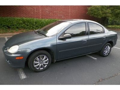 Dodge neon southern owned gas saver epa est 30 hwy mpg runs good no reserve only