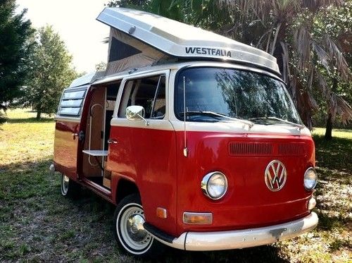 70 vw bus westfalia camper van kombi campmobile pop top rv westy popup restored
