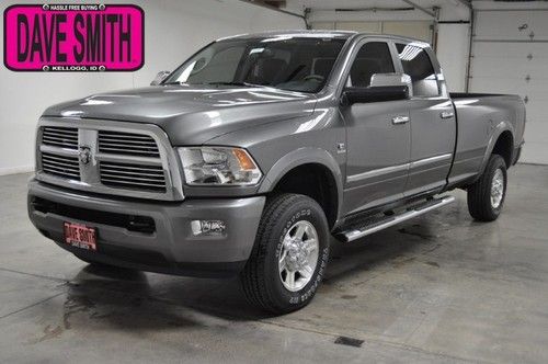2012 new grey dodge limited crew 4wd diesel auto sunroof heated/vented leather!