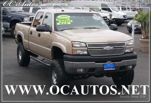 2005 chevy duramax 2500 4x4 lifted 4x4 one owner ca!