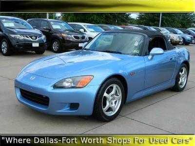 2002 honda s2000 convertible leather abs (4-wheel) super low miles !!