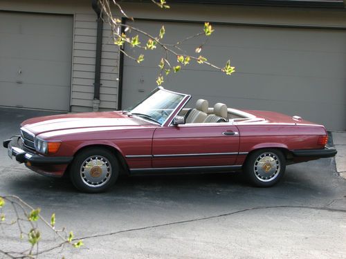 1989 merc- benz*560sl*1 owner*2 tops*convrt*rare color combo*awesome*no reserve*