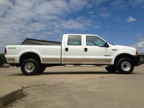 2001 ford f350 4x4 crew cab 7.3l powerstroke - low miles - nice work truck!