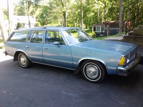 1980 chevrolet malibu classic  wagon 4-door 3.8l