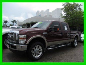 09 red 6.4l v8 4wd f250 off-road diesel *heated leather seats *power rear window
