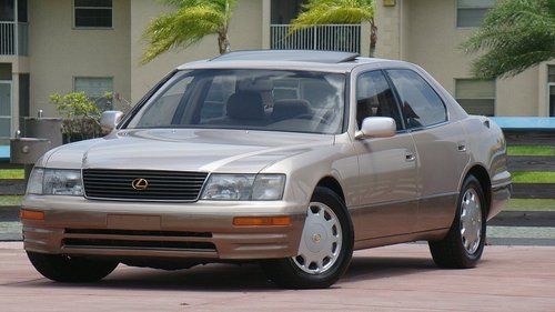 1996 lexus ls400 premium luxury sedan one owner like new must see no reserve