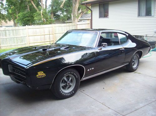 1969 gto judge phs doc 4 speed with a/c 1of 200