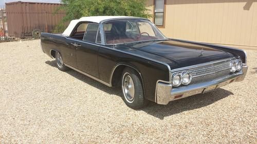 1963 lincoln 4dr convertible