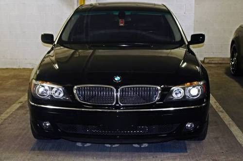 Bmw 750li black 2007 22inch wheels fully loaded mint condition