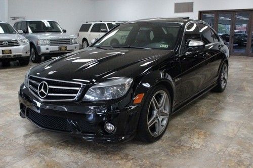 2009 mercedes-benz c 63~6.3l~ amg~nav~amg htd lea~p2~hid~all options~only 58k