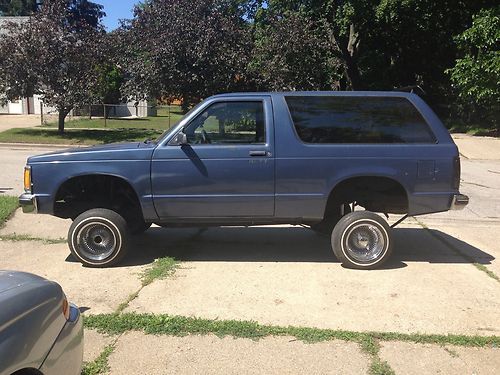 1989 chevrolet s10 blazer with hydraulics! 99% rust free!