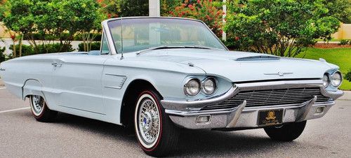 Simply stunning 1965 ford thunderbird convertible restored and turn key ready