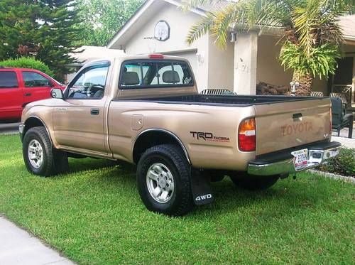 1996 toyota tacoma, 4x4, 4cly, single cab  trd off road