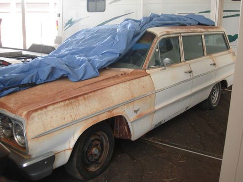 1964 impala wagon    "barn find"