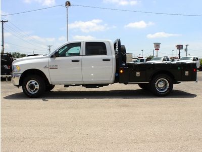 Hd cab &amp; chassis dually flat bed vinyl 4x4 hooks hitch mp3 tool box steel rims