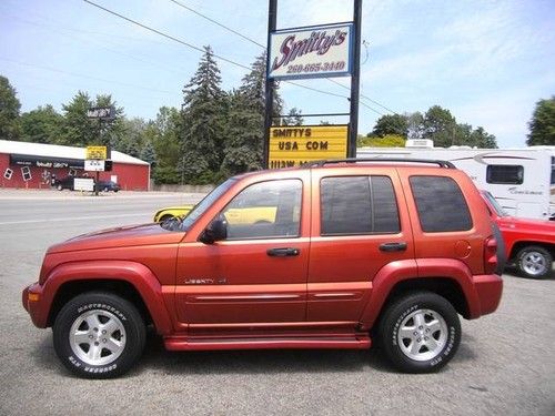 2002 jeep liberty limited edition 4wd auto 4-door suv leather sunroof loaded wow