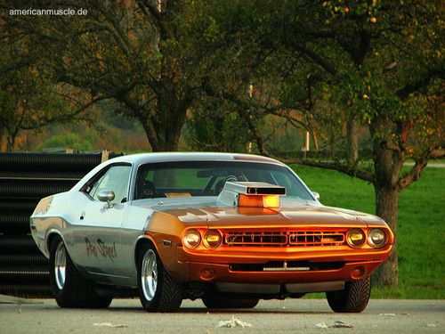 Dodge challanger 1971 pro street edelbrock 500cui mopar