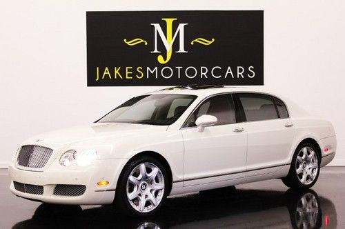 2008 flying spur mulliner, ghost white pearlescent, only 9600 miles, pristine!!