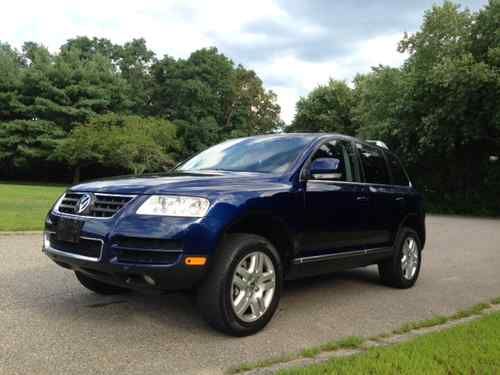 2005 volkswagen touareg v8 x - nav, air susp. 1 owner, all records incl. t-belt.