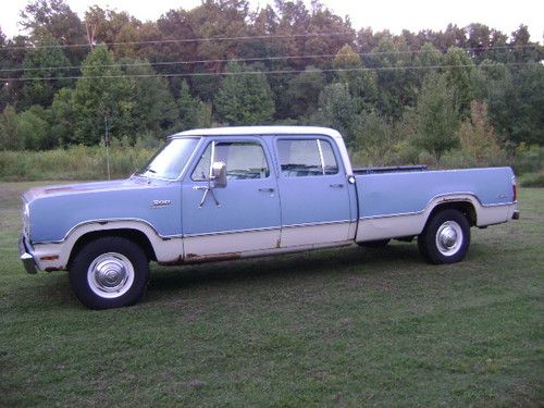 1973 dodge d200 crew cab long bed pickup truck