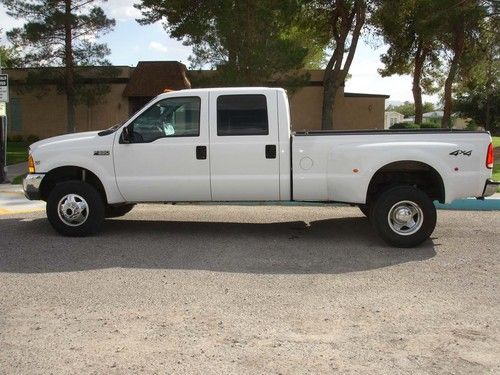 1999 ford f350 dually crew cab xlt super duty 4 wheel drive 1 owner 7.3l diesel