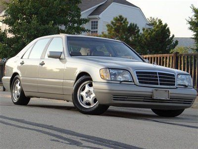 1997 mb s500 tan/tan lthr only 44k all pwr xenon f/r heated seats clean southern