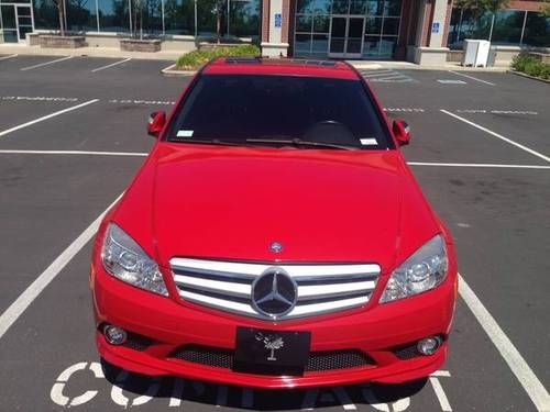 Buy Used Red 2008 C350 Sport 3 5l V6 Heated Seats Mercedes