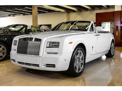 Drophead coupe (series ii); msrp $510,345; arctic white / seashell &amp; navy blue