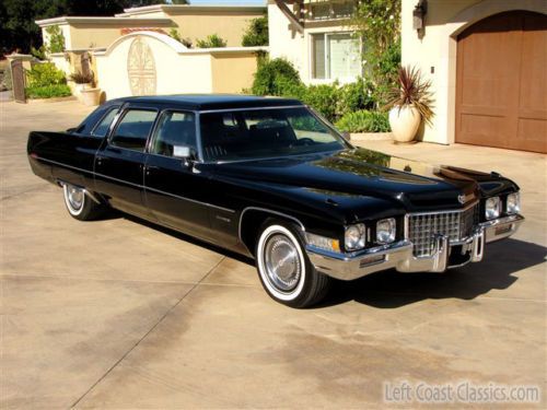 1971 cadilllac series 75 factory limousine 2,200 original miles, one owner
