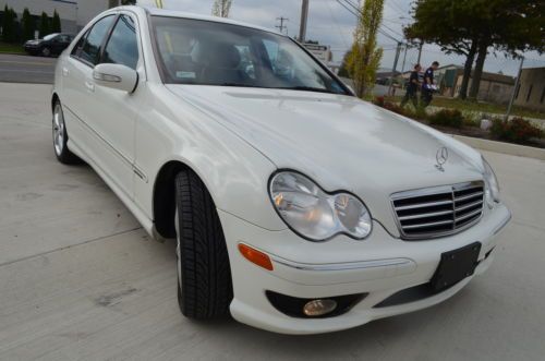 Buy used 2006 MERCEDES-BENZ C230 KOMPRESSOR SPORT WHITE ON ...