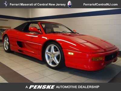Spider low miles 2 dr convertible f1 auto transmission 3.5l v8 fi dohc red