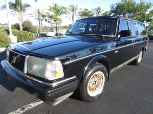 1989 volvo 240 dl wagon - third seat -156,000 miles- alpine stereo - runs great!