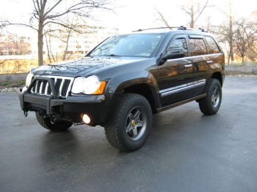 2008 jeep grand cherokee overland 5.7 hemi-no reserve!-low miles-clean carfax*!